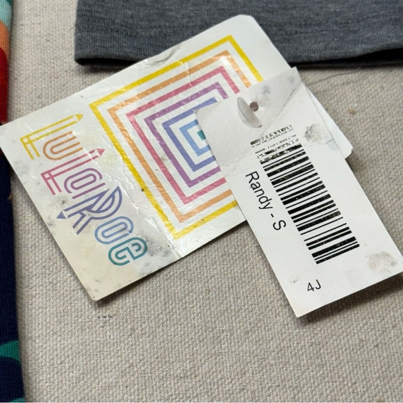 LuLaRoe - Randy - Colorful Star Pattern Raglan Sleeve Top - NWT - Size Small - Picture 3 of 10